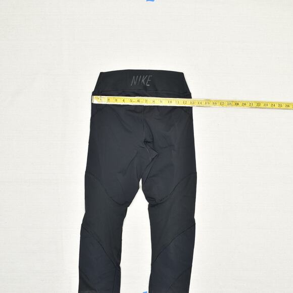 Nike Polyester Black Size M Dri Fit Capri Legging Solid Pull On Women - Picture 4 of 8